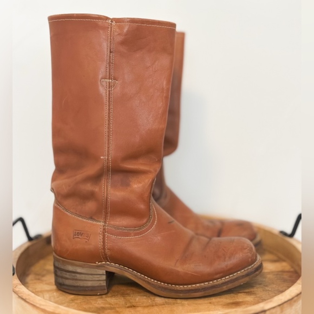 Levi’s Square Toe Campus Leather Boots M10 W11